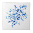 Search for blue floral pattern tiles Traditional