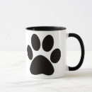 Search for paw print mugs Black