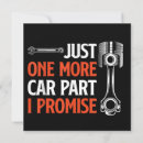 Search for mechanic birthday invitations Car