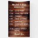 Search for schedule wedding signs Rustic