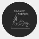 Search for worry less stickers Mountain climbing
