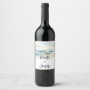 Search for beach wedding wine labels Sea