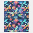 Search for dragonfly blankets Watercolor