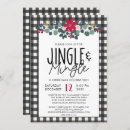 Search for black and white buffalo plaid invitations Rustic