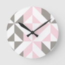 Search for silver and pink clocks Grey