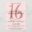 Search for faux rose gold invitations Minimalist