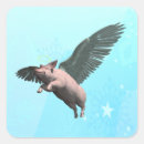 Search for flying angel stickers Pig