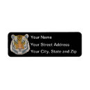 Search for tigers return address labels Wild