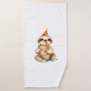 Search for cute sloth bath towels Kawaii
