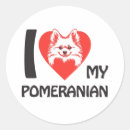 Search for fluffy dog stickers Pomeranian