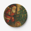 Search for 1950s christmas plates Santa