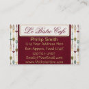 Search for dinner business cards Baker