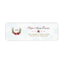 Search for snowflake wedding return address labels Watercolor