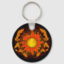 Search for abstract sun key rings Mandala