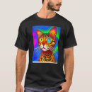 Search for psychedelic cat tshirts Kitten