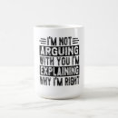 Search for arguing mugs Explaining