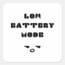 Search for tired stickers Low battery
