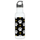 Search for dog pattern water bottles Animal paws