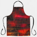 Search for burnt orange aprons Black