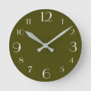 Search for olive clocks Minimalist