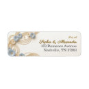 Search for art nouveau return address labels Gold