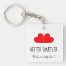 Search for cute boyfriend key rings Red