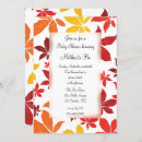 Search for november invitations Leaves