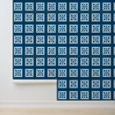 Search for white flower pattern art Blue and white