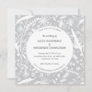 Search for silver wedding invitations Pattern