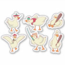 Search for funny goose stickers Cute