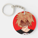 Search for edgy key rings Red and black