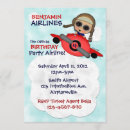 Search for airline birthday invitations Kids