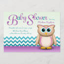 Search for purple owl baby shower invitations Adorable