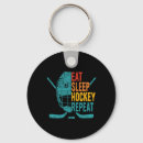 Search for eat sleep hockey key rings Repeat
