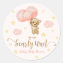 Search for pink teddy bear round stickers Stars