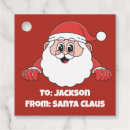 Search for santa claus favour tags Red