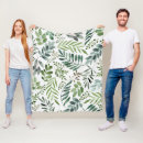 Search for floral pattern throw Leaf