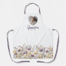 Search for watercolor wildflowers aprons Grandmother