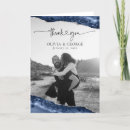 Search for blue and silver thank you cards Elegant