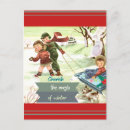 Search for vintage children postcards Red