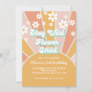 Search for flower child invitations Retro