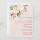Search for blush champagne wedding invitations Floral