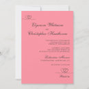 Search for blush and coral wedding invitations Typography