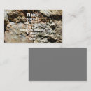Search for geology business cards Stone