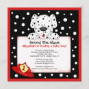 Search for fireman baby shower invitations Dalmatian