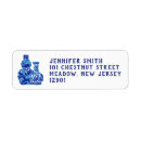 Search for ginger jar return address labels Blue