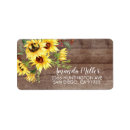 Search for sunflower address labels weddings Summer