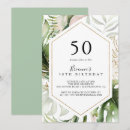 Search for gold and green invitations For her