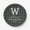 Search for green plaid pattern plates Checks