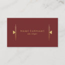 Search for vintage art deco business cards Gold